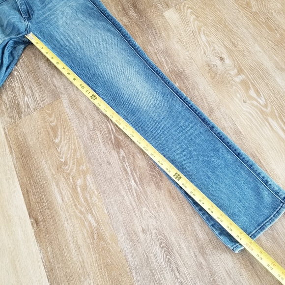 7 for all Mankind Women's Mid Rise Straight Leg - Boot cut Denim Jean's sz 29 - Picture 8 of 14